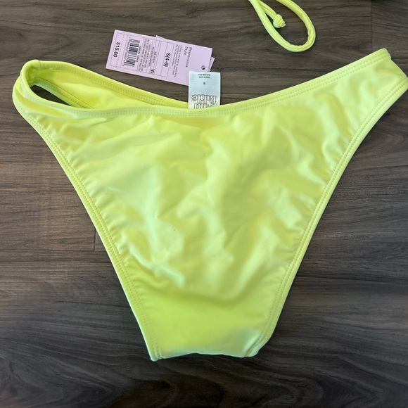 NWT Target bikini! Neon yellow size small top and bottom! - Picture 7 of 11